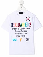 DSQUARED2 KIDS t-shirt à logo imprimé - Blanc