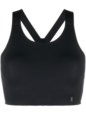 On Running brassière de sport à patch logo - Noir