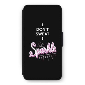 Sparkle quote: iPhone 11 Flip Hoesje