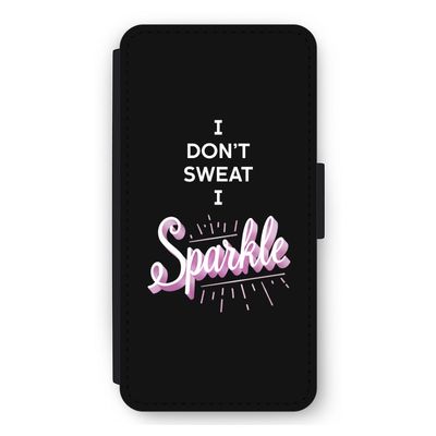 Sparkle quote: iPhone 11 Flip Hoesje