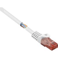 Renkforce RF-5043884 RJ45 Netwerkkabel, patchkabel CAT 6 U/UTP 2.00 m Wit Snagless, Halogeenvrij 1 stuk(s) - thumbnail