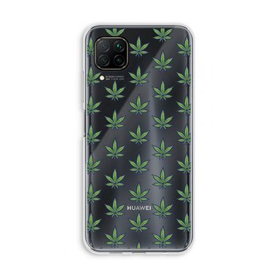 Weed: Huawei P40 Lite Transparant Hoesje