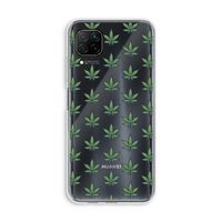 Weed: Huawei P40 Lite Transparant Hoesje