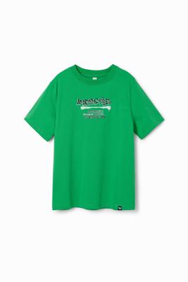 T-shirt basketbal graffiti - GREEN - 11/12
