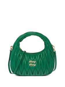 Miu Miu sac porté épaule matelassé Miu Wander - Vert