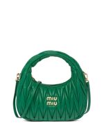 Miu Miu sac porté épaule matelassé Miu Wander - Vert - thumbnail