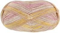 Lana Grossa Meilenweit 100 Merino Extrafine Luna 4111 Beige/Camel/Roze/Geel