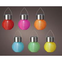 Solar lantaarn nylon Ø7xH9.5cm