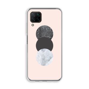 Marmeren cirkels: Huawei P40 Lite Transparant Hoesje