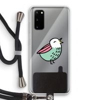 Birdy: Samsung Galaxy S20 Transparant Hoesje met koord