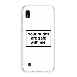 Safe with me: Samsung Galaxy A10 Transparant Hoesje