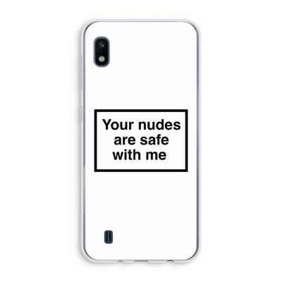 Safe with me: Samsung Galaxy A10 Transparant Hoesje