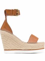 See by Chloé espadrilles compensées Glyn - Marron