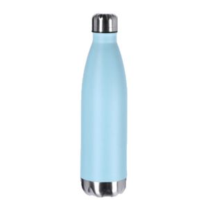 Thermosfles / isoleerfles turquoise RVS 0.75 L