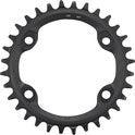 Shimano blad 34t 4-arm 96 zwart narrow wide alu a-symmetric