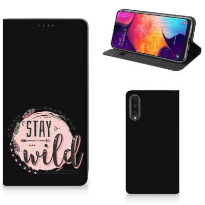Samsung Galaxy A50 Magnet Case Boho Stay Wild Samsung Galaxy A50 Magnet Case Boho Stay Wild