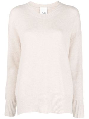 Allude pull en cachemire à col rond - Tons neutres