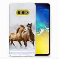 Samsung Galaxy S10e TPU Hoesje Paarden - thumbnail