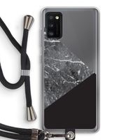 Combinatie marmer: Samsung Galaxy A41 Transparant Hoesje met koord