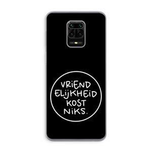 Vriendelijkheid: Xiaomi Redmi Note 9 Pro Transparant Hoesje
