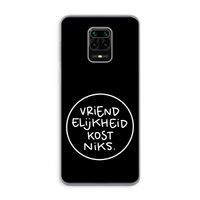 Vriendelijkheid: Xiaomi Redmi Note 9 Pro Transparant Hoesje