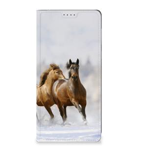 Motorola Edge 40 Neo Hoesje maken Paarden