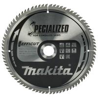 Makita Afkortzaagblad voor Hout | Efficut | Ø 260mm Asgat 30mm 80T - B-67290