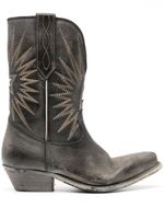 Golden Goose bottes d'inspiration western en cuir - Noir - thumbnail