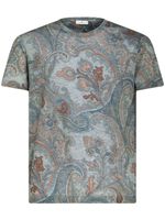 ETRO t-shirt Lyocell à motif cachemire - Bleu - thumbnail