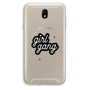 Girl Gang: Samsung Galaxy J7 (2017) Transparant Hoesje