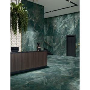 Vloer- en Wandtegel XL Murano Pulido 120x260 cm Marmerlook Groen E-Tile