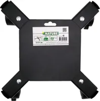 Nature planttrolley metaal 34-51cm zwart