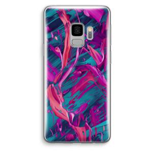 Pink Clouds: Samsung Galaxy S9 Transparant Hoesje