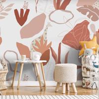 Behang Safari Rol Terracotta