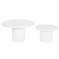 Set van 2 tafels Home ESPRIT 75 x 75 x 35 cm