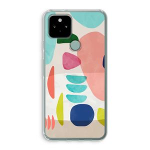 Bold Rounded Shapes: Google Pixel 5 Transparant Hoesje