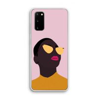 Yellow glasses: Samsung Galaxy S20 Transparant Hoesje