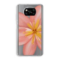 Pink Ellila Flower: Xiaomi Poco X3 NFC Transparant Hoesje