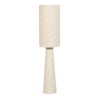 WOOOD Vloerlamp 'Loft' Bouclé, 130cm, kleur Naturel/Stippen