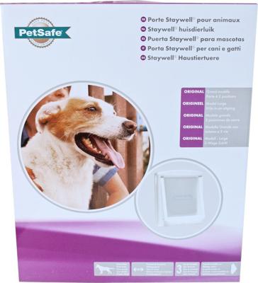 PetSafe huisdierdeur nr. 760 wit/transparant - Gebr de boon