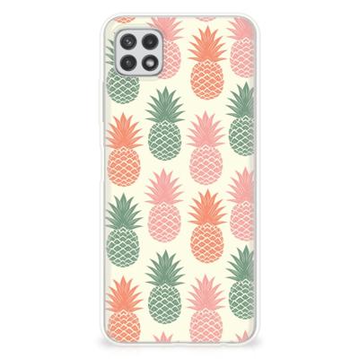 Samsung Galaxy A22 5G | Siliconen Case | Ananas