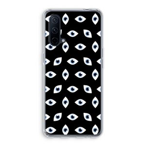 Eyes pattern: OnePlus Nord CE 5G Transparant Hoesje