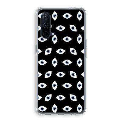 Eyes pattern: OnePlus Nord CE 5G Transparant Hoesje