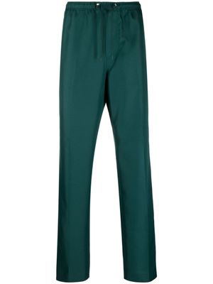 Lanvin pantalon à rayures latérales - Vert