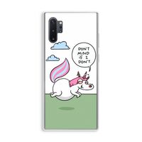 Unicorn: Samsung Galaxy Note 10 Plus Transparant Hoesje