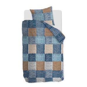 Ariadne at Home dekbedovertrek Wool Shades - blauw - 140x200/220 cm - Leen Bakker