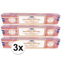 3x Nag Champa wierook Sacred Ritual 15 gram