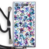 Hibiscus Flowers: Sony Xperia XZ1 Transparant Hoesje met koord