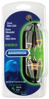 Bandridge Composiet Videokabel 3x RCA Male naar 3x RCA Male 10 m Blauw | 1 stuks - BVL5310 BVL5310 - thumbnail