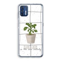 Kamerplant op vensterruit: Motorola Moto G9 Plus Transparant Hoesje